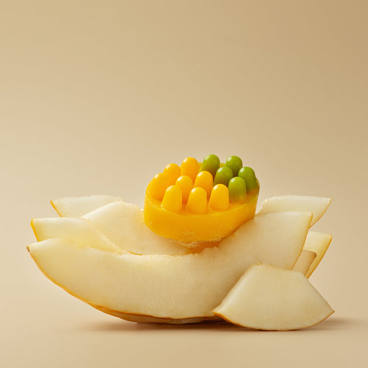 Масажне антицелюлітне мило з люфою Golden Nectar — Медова диня - BLACKTOUCH