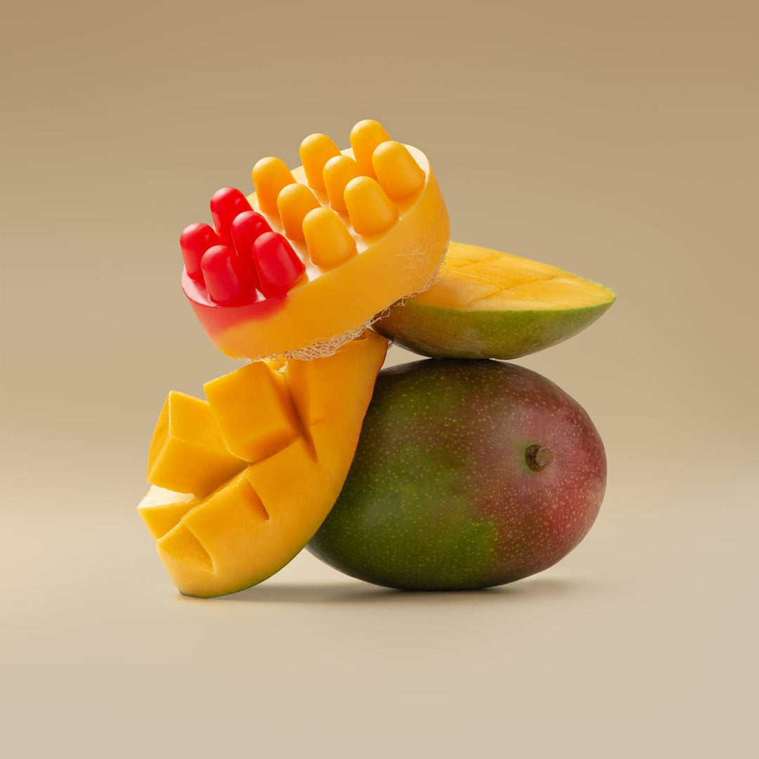 Масажне антицелюлітне мило з люфою Tropical Scrub — Манго-Лічі - BLACKTOUCH