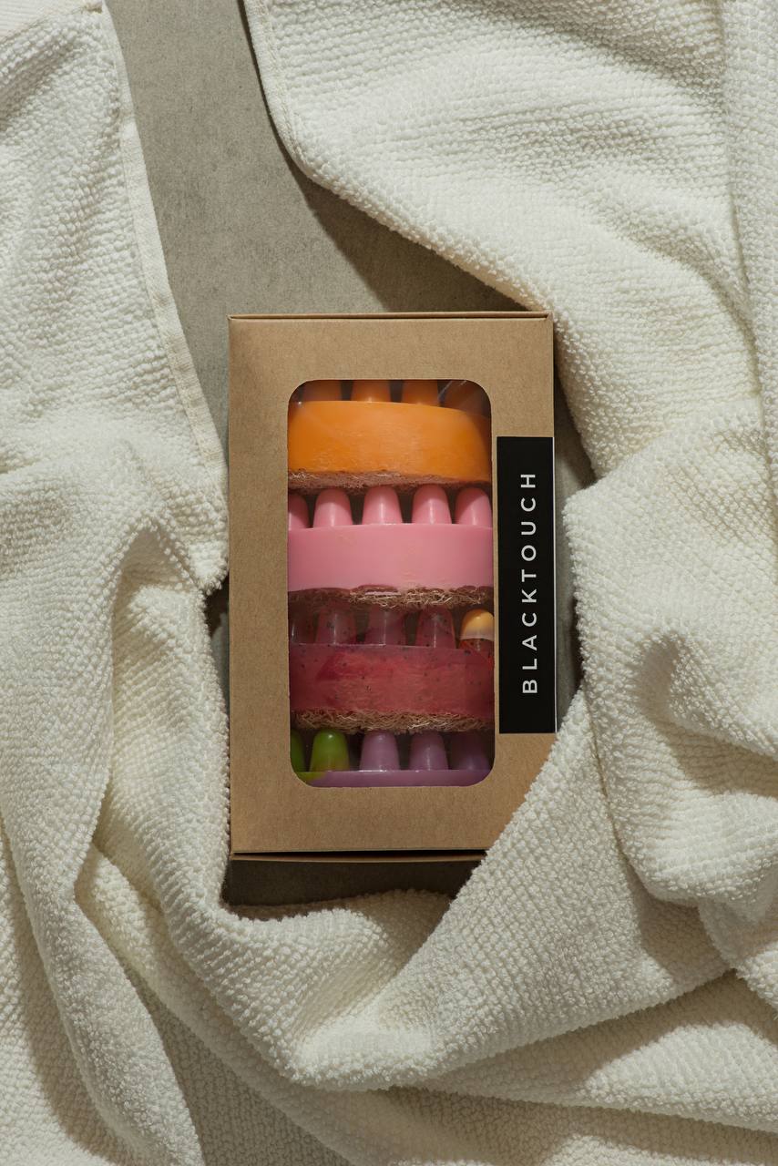 Набір масажного мила - Scrub Bar Collection «CelluFree» - BLACKTOUCH
