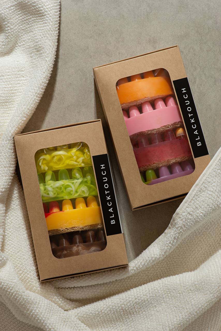 Набір масажного мила - Scrub Bar Collection «CelluFree» - BLACKTOUCH