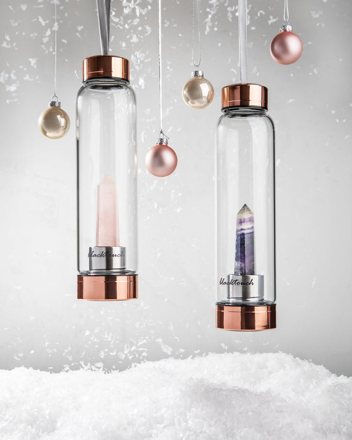 Пляшка для води Elixir з кристалом аметисту - BLACKTOUCH