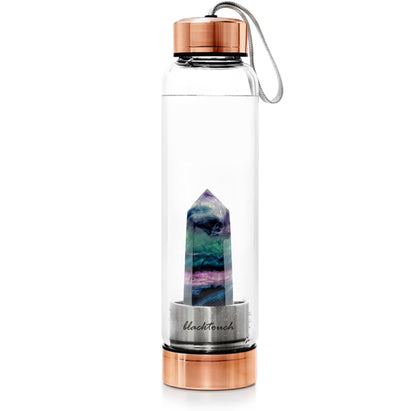 Пляшка для води Elixir з кристалом флюориту - BLACKTOUCH