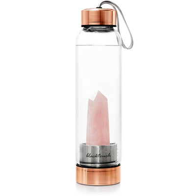 Пляшка для води Elixir з кристалом рожевого кварцу - BLACKTOUCH