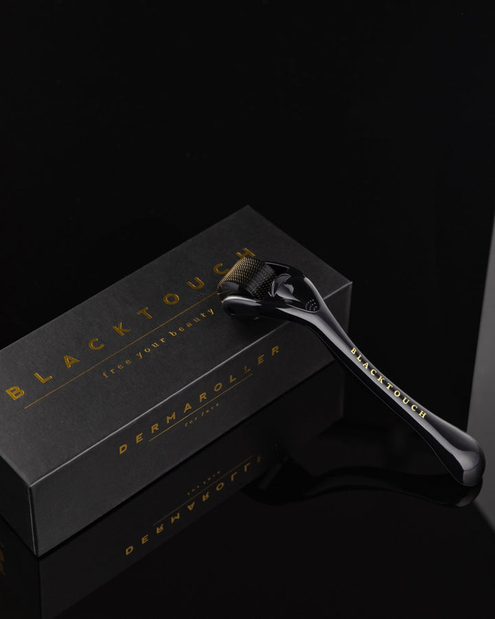 Подарунковий набір "Dermaroller & Hyaluronic Serum Set" - BLACKTOUCH