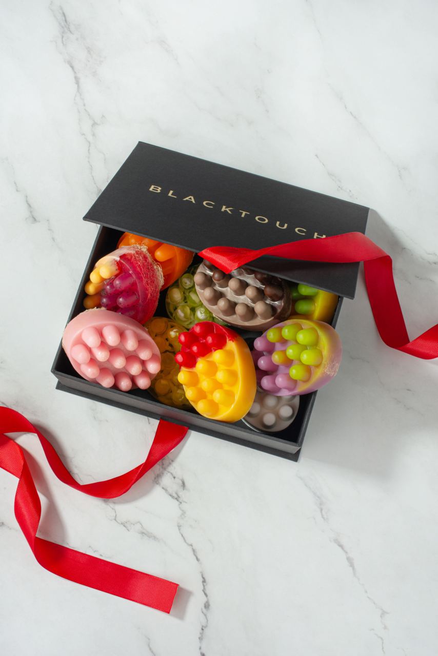 Подарунковий набір масажного мила "Scrub bar" - BLACKTOUCH