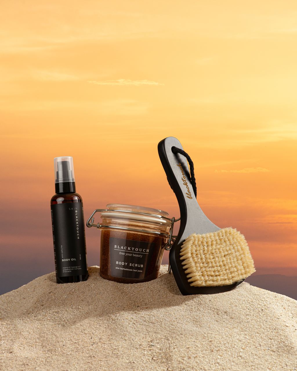 Щітка для сухого масажу *уцінка - BLACKTOUCH