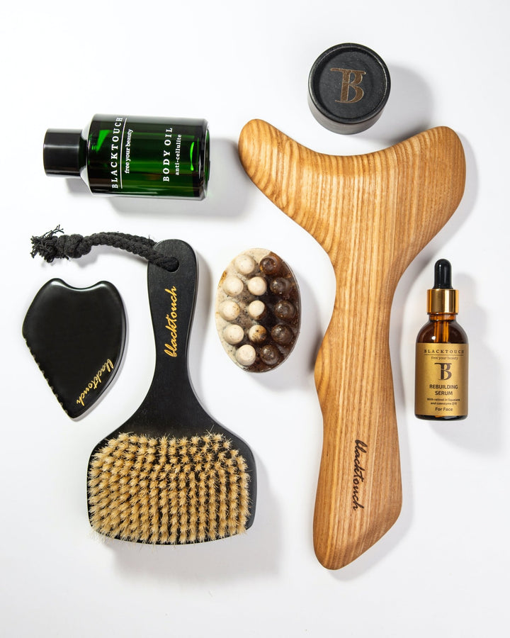 Шкребок для гуа-ша обличчя та тіла Aura - BLACKTOUCH