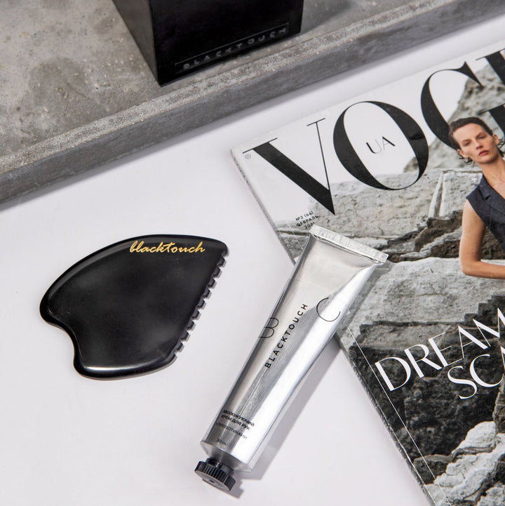 Шкребок для гуа-ша обличчя та тіла Aura - BLACKTOUCH