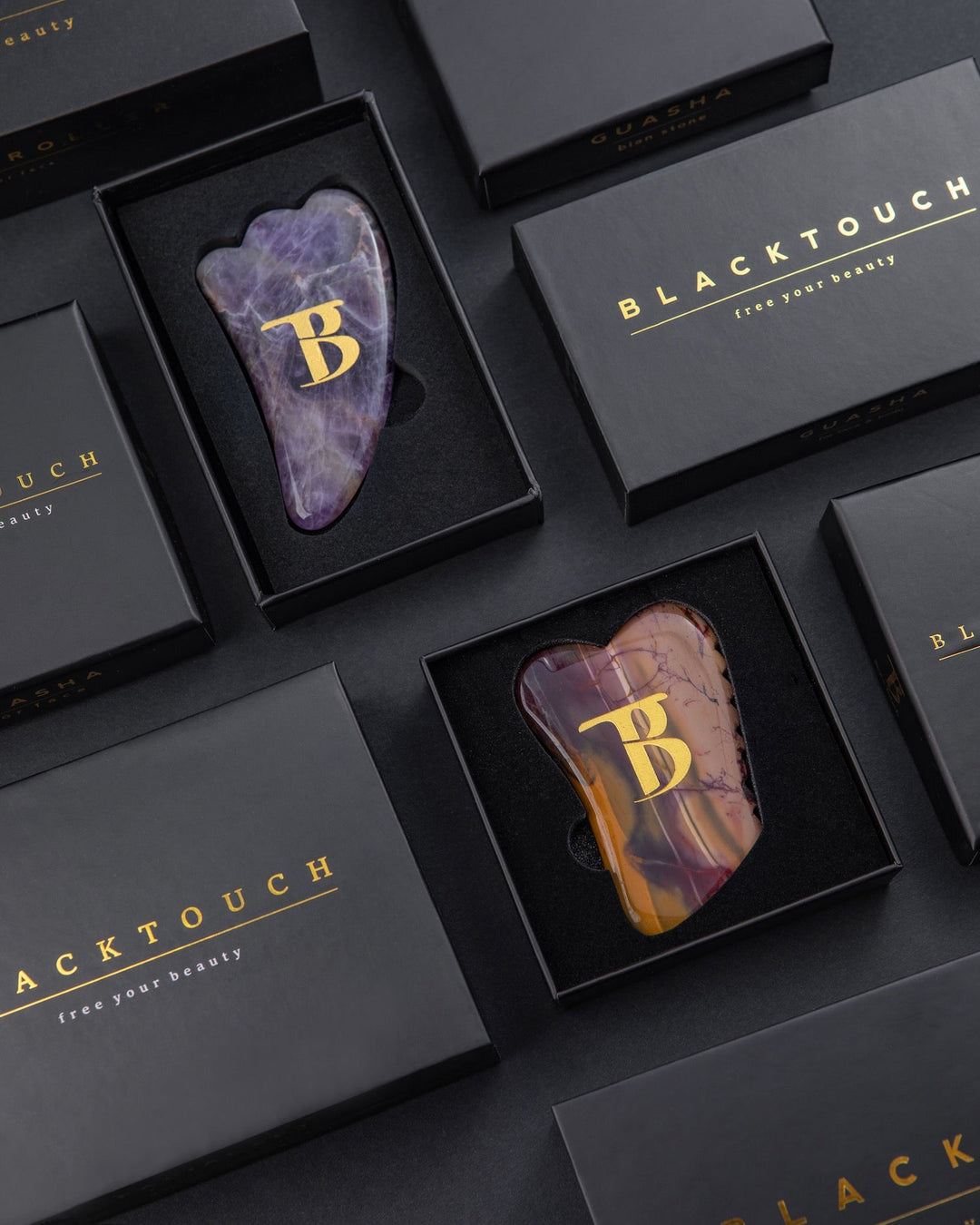 Шкребок для гуа-ша з мукаїту *Уцінка - BLACKTOUCH