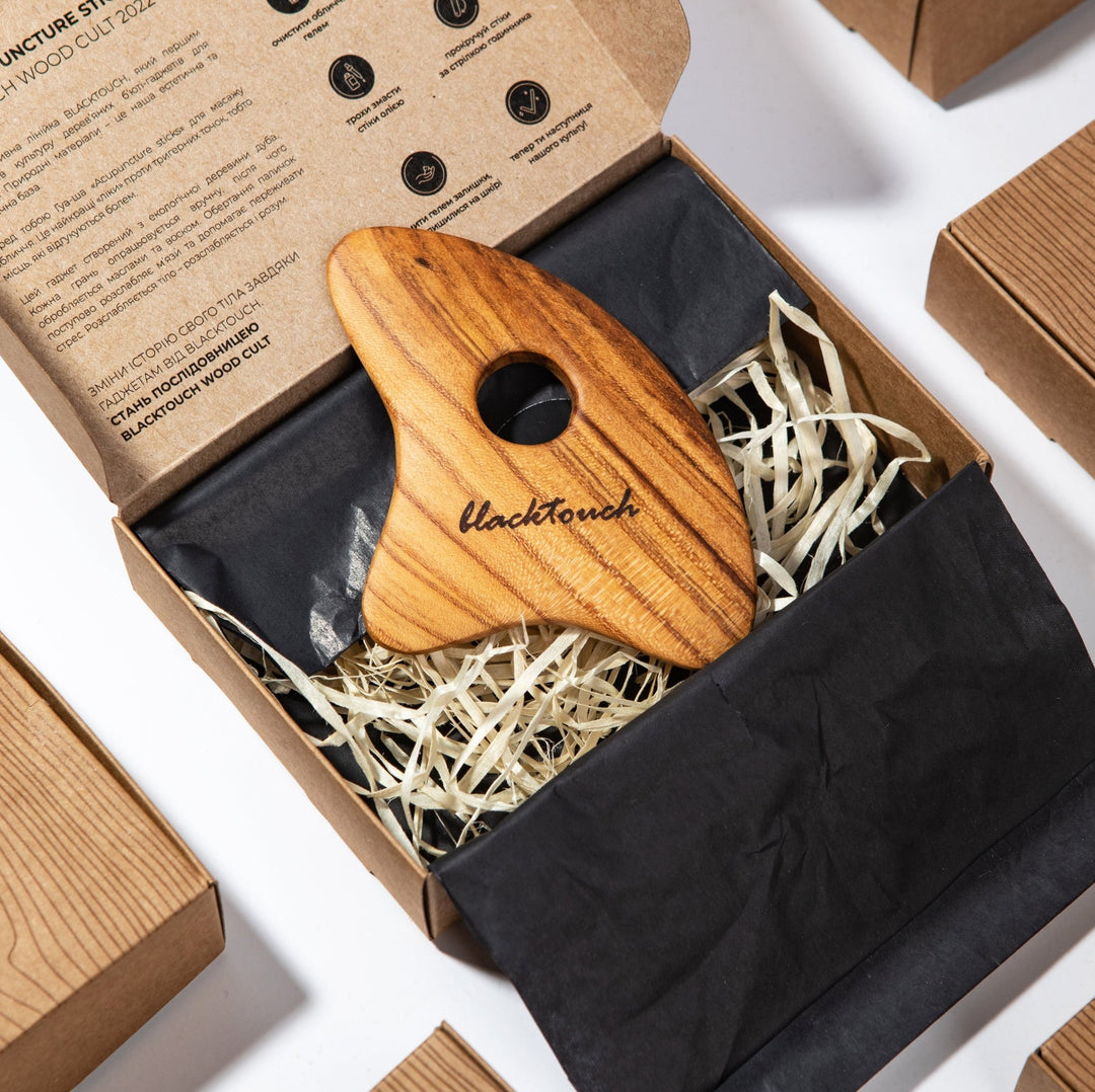 Шкребок для масажу обличчя і тіла гуа-ша Balance - BLACKTOUCH