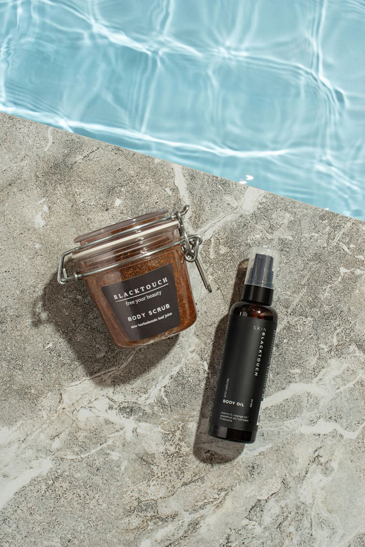 Скраб для тіла з соком листя Алое барбаденсіс, 200 мл - BLACKTOUCH