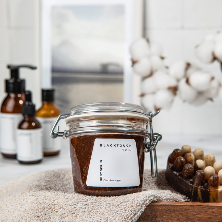Цукровий скраб для тіла Chocolate sugar, 200 мл - BLACKTOUCH