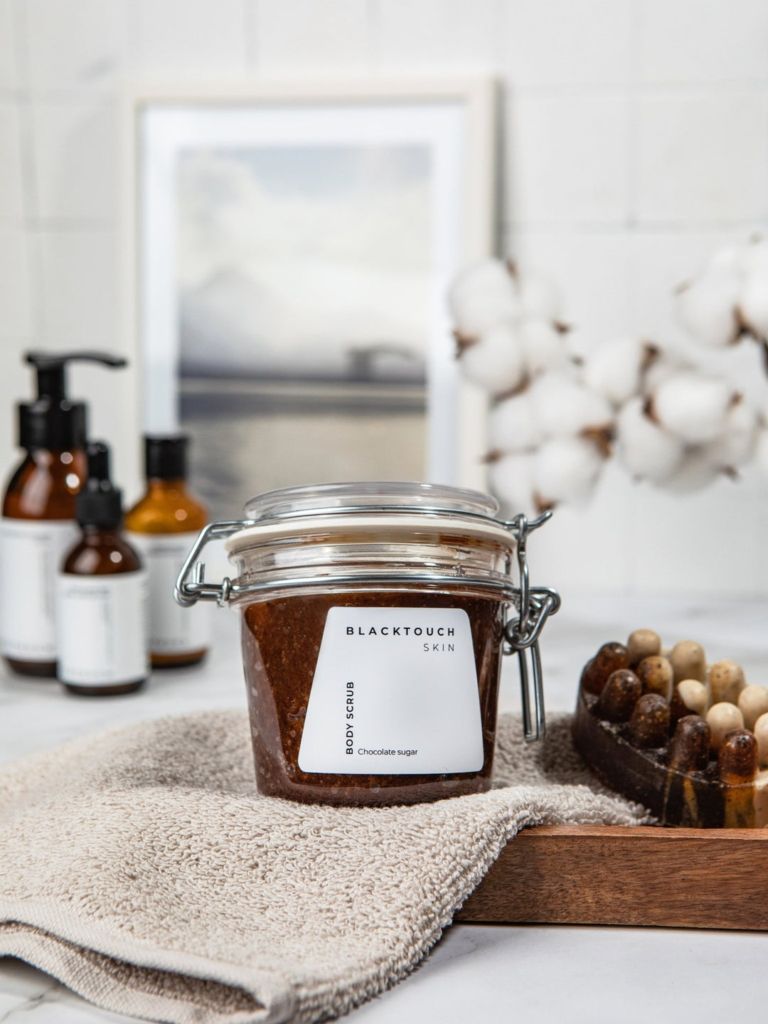 Цукровий скраб для тіла Chocolate sugar, 200 мл - BLACKTOUCH